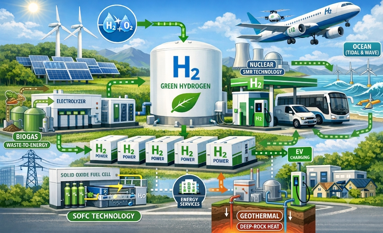 Future energy sources diagram